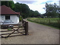 Public footpath with farm buildings, Radlett