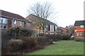 Hedge now trimmed at rear of Jarvis Court, Sinfin Derby