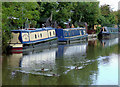 Private moorings near Hadzor, Worcestershire