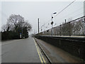 The approach to Diss railway station