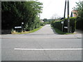 Looking from Melton Road into Fayrefield Road