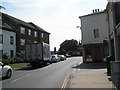 Approaching the junction of  The Thoroughfare and Sun Lane