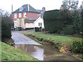 View across the ford in Brockdish