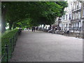 Footpath alongside Richmond Hill