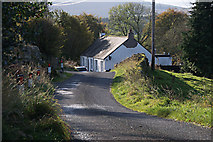  : Lane and cottage near Dunscore by Jerry Evans