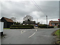 Junction of Harlingwood Lane and the B1077