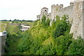 Dover Castle, western walls