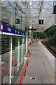 New station name stickers, platform 1, Halifax