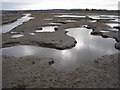 TF7344 : Mud pools between the sand and the marsh by Ian Paterson