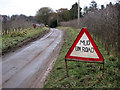 Beware of mud on Leys Lane