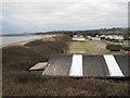 Abererch Caravan Park in January