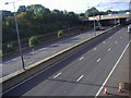 M1 Motorway northbound going under Edgware Way