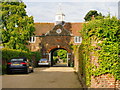 TQ1772 : Archway with Dutch gable, Ham House by Stefan Czapski