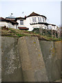 Sea defences at Gunhill Cliffs, Southwold