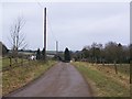 The lane to Dean Hill Farm