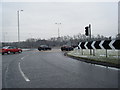 A48/Waterton Road meet at roundabout