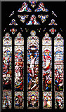 TF4322 : St Mary's church in Long Sutton - east window by Evelyn Simak