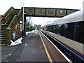 Down platform at Parkstone Station