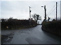 Lane junction near Pendoylan