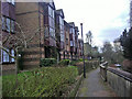 Path behind Harp Island Close, Neasden