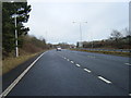 A470 at end of dual carriageway east of Brecon