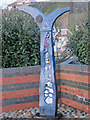TQ7908 : National Cycle Milepost by Oast House Archive