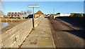 Langport: A378 over Bow Bridge and River Parrett