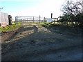 Gated entrance to Redfold Vineyard