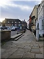 A small-scale flood defence barrier, Church Street, Isleworth riverside