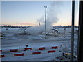 Final de-icing before take-off