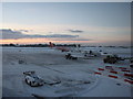 Snow ploughs at Belfast Airport