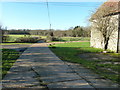 Bridleway and footpath junction at Westlands Farm