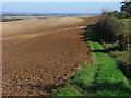 Track and farmland, Pirton