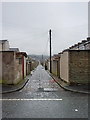 Back street between Avenue Parade and Water Street, Accrington