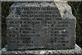 Names on war memorial, Upleadon