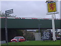 Railway bridge with train, Underhill