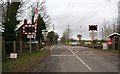 Automatic half barrier crossing at Eagle Barnsdale