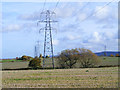 Farmland and pylons, Chinnor