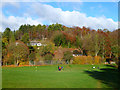 Woodland and the edge of a golf course, Princes Risborough