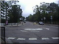 Mini roundabout on Wimbledon Park Road