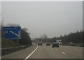 Approaching junction 8 (M20/A20)