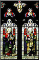 Holy Cross, Burley on the Hill - Stained glass window