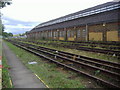 Old railway sidings, Edgware station