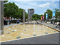 Millennium fountains in Bristol city centre