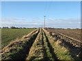 Footpath to Brookestreet Farmyard