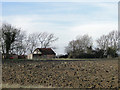 Tumbledown building beside the A1120