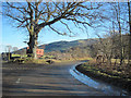 Entrance to Cwmwr Isaf farm  from B4396