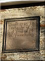 Date stone on Fulwood Old Chapel