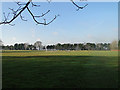 Playing football at Taverham High school