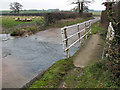 Footbridge over the ford between Binham and Westgate